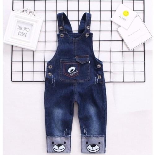 IENENS Kids Baby Jumper Boys Girls Dungaree Overalls Clothes Clothing Jeans Toddler Jumpsuit Infant Denim Jumpsuit Pants