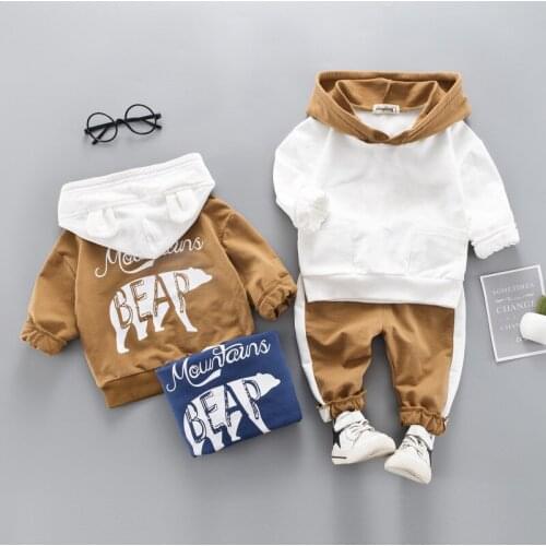 Kids Clothes Sets Toddler Boy Clothes 2020 Autumn Baby Boys Clothing Casual Long Sleeve T-shirt+Pants Outfit For Boys Sport Suit