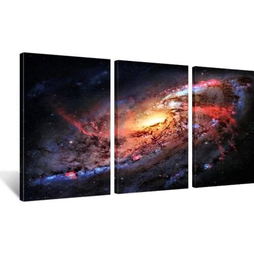 Space Universe Stretched Canvas Print - Space Landscape Paintings Wall Art Decor Print on Canvas Ready to Hang Drop Shipping