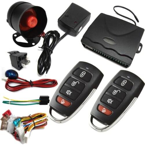 M802-8101 12V Car Security System Alarm Immobiliser Central Locking Shock Sensor