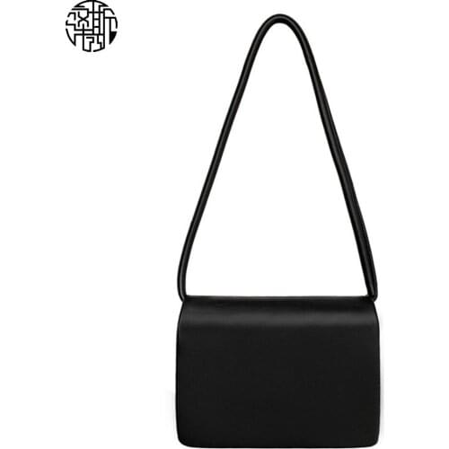 Zenos INS Fashion Korea Style Square Bag New Arrival Square Bag Pu Leather Minimalist Shoulder Bag For Work Routine