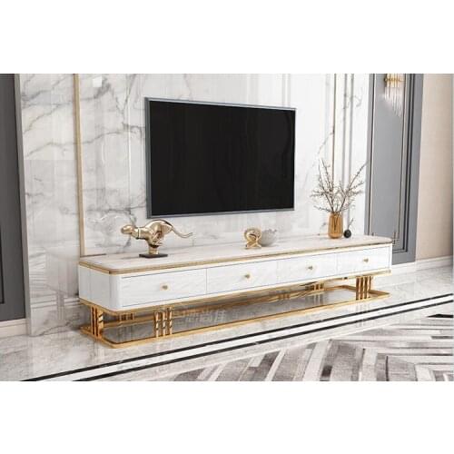Marble combination of TV cabinet