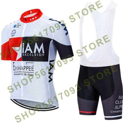 New 2021 TEAM I AM Cycling Jersey 20D Bike Pants Suit Mens Summer Quick Dry Pro BICYCLING Shirts Maillot Culotte Wear