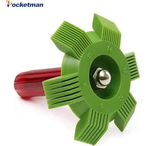 Air Conditioner Fin Repair Comb Condenser Comb Refrigeration Tool Radiator Evaporator Clean Brush Straighten Remove Debris