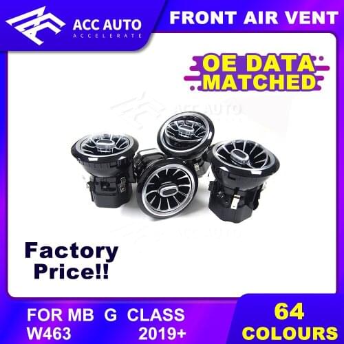 Turbine outlet LED lights for Mercede ben G class W463 G35 G500 front air condition vent inlet center console ambient lights