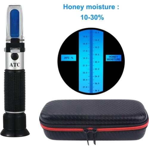 High Concentration Brix Be Water 10%~30% Honey Refractometer Bees Sugar Food ATC