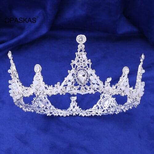 Jeweled Crowns Beautiful Headpiece Wedding Crown Wedding Tiaras Hair Accessories for Prom Birthday Costume Party VL