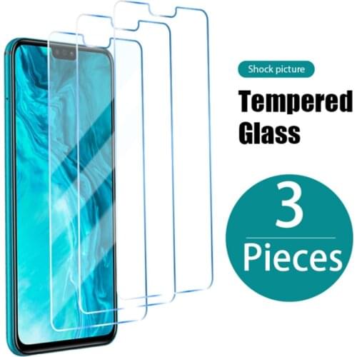 3 Pcs! 9H Protective Glass for Honor 8x 6x 7x 10X Lite 9X 9A 30i 20i Screen Protector for Honor 20 Pro 10 Lite 9 30 10i 8S 8A 9S