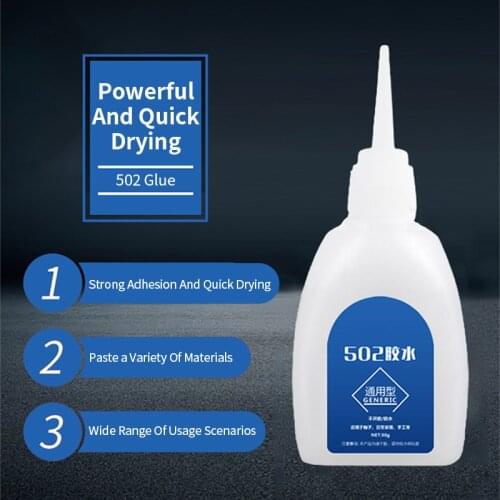 30g 502 Strong Adhesive Glue Handmade DIY Super Glue Liquid for Jewelry Paste Plastic Toy Metal Special Drying Transparent Glue