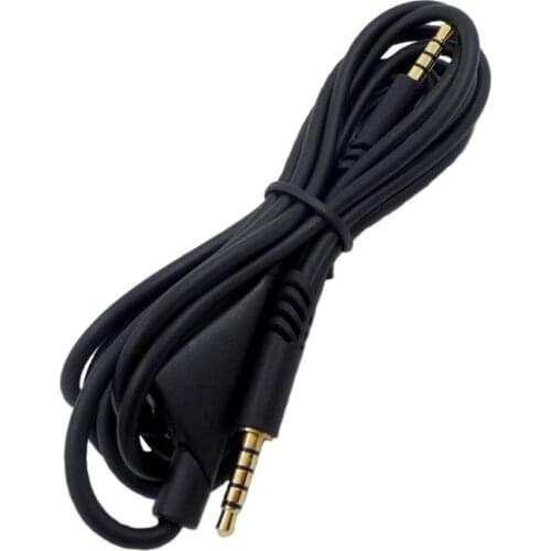 Audio Earphone Cable with Volume Control for Astro A10 A40 G233 Gaming Headset 37MC
