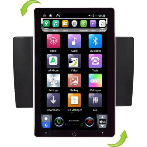 Android 9.1 2GB +32GB Car Multimedia Player Bluetooth Mp5 Stereo Player 1 Din Car Radio GPS Navigation MP5 Player With Rear Came