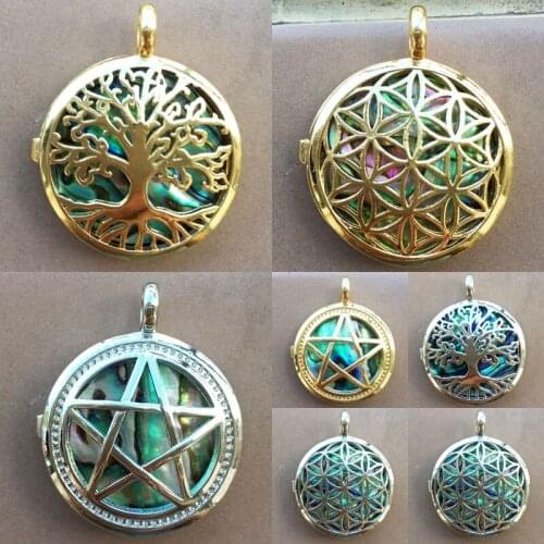 Free Shipping Women Fashion Jewelry 25mm New Zealand Abalone Shell Round Art Women Pendant Bead 1pcs WFH753