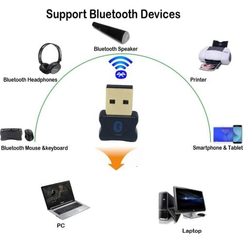 Wireless USB Bluetooth 5.0 Adapter Dongle Music Sound Adaptador Long range Bluetooth 5.0 Music Receiver For Computer PC Laptop
