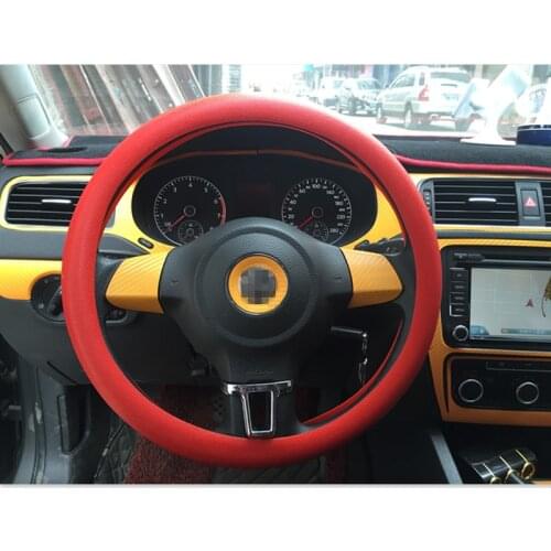Car styling Silicone steering wheel cover FOR volvo xc90 peugeot 308 daewoo nexia kia rio x-line rav4 h4 prado 150 nissan juke