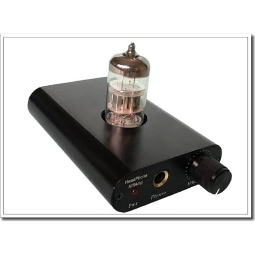 Finished L.TubeMos Se Pure Class A HiFi 6N2 Tube Headphone Amplifier - Black