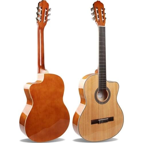 39 Inch Classical Guitar 6 String Picea Asperata Nylon String Guitar High Quality Light Beginner Musical Instrument Gift AGT263