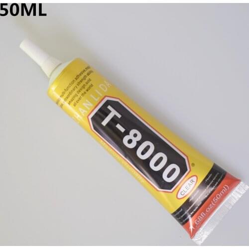 Glue 1 Pcs 50ml T-8000 Multi Purpose Glue Adhesive Epoxy Resin Repair Cell Phone LCD Touch Screen Super Glue T 8000