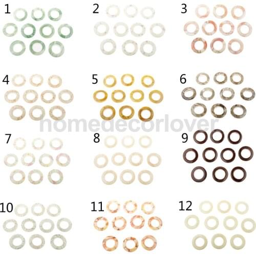 MagiDeal 50pcs DIY Retro Round Roman Rings Eyelet Ring Sewing Tape Curtain Blinds Drapery Decor