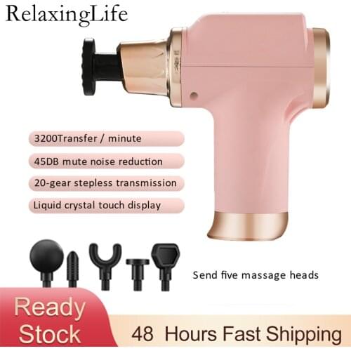 Mini Massage Gun Deep Tissue Percussion Muscle Massager For Pain Relief Fitness Body Massage Relaxation Muscle Massager