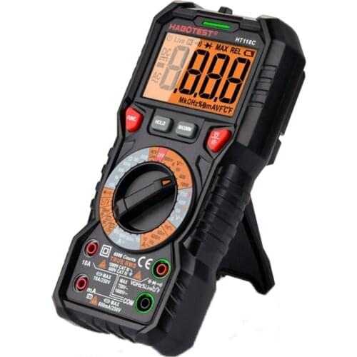 Multi Function Tester Professional Digital Multimeter Amp Meter Voltage Current Ohm Capacitance Frequency Diode Test HABOTEST