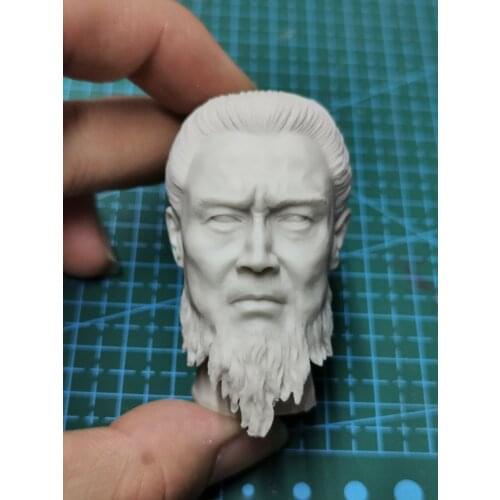 1/6 Scale Legend of Three Kingdoms Caocao Male Unpainted Head Model DIY for 12''Body DIY