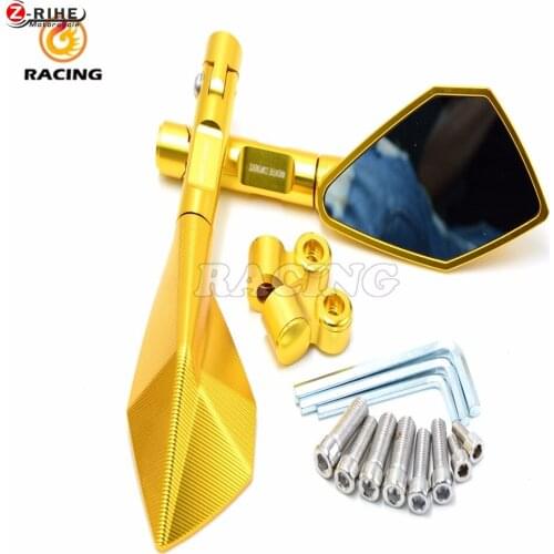 Motorcycle cnc aluminum rearview mirror rear view side mirror For Yamaha Tmax 500 Tmax 530 T-max500 T-max530 XJR 400 1300 moto