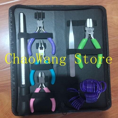 Round Nose Pliers Chain Nose Pliers Side cutter Jewelry Making Tools Kit