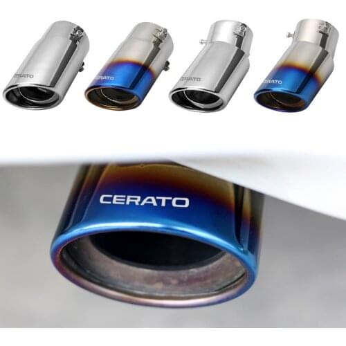 1pcs Car Accessories For KIA Cerato k3 Cerato 2 Cerato 3 Auto Car Stainless steel Exhaust Tip Muffler Pipe Covers