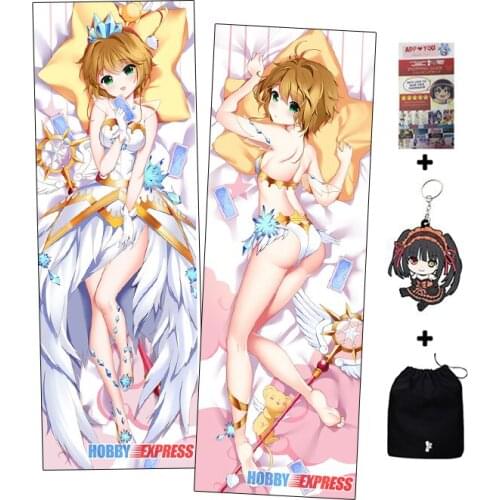 Hobby Express Dakimakura Japanese Otaku Waifu Hugging Body Pillow Cover CCS Kinomoto Sakura ADP83059