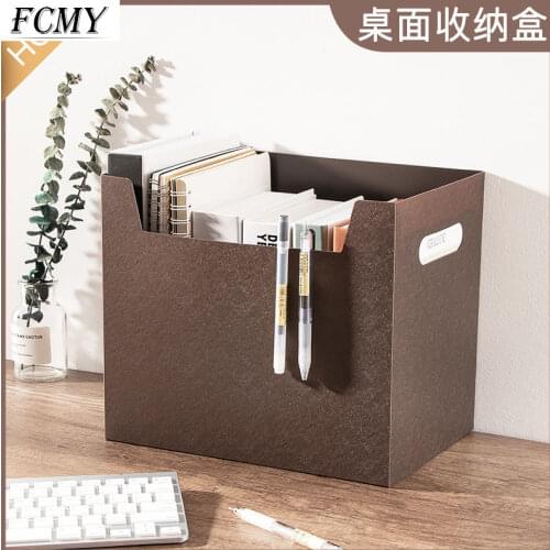 Office Organizer Portable Plastic Books File Box Paper Holders Office Documents Desktop Organizer Kit Storage Boxes
