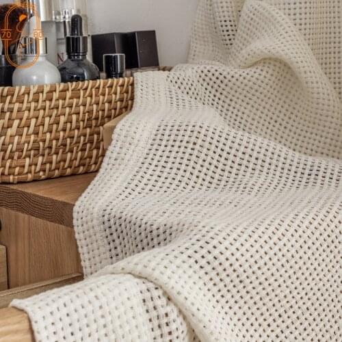 Sunscreen White Gauze Translucent Partition Gauze Curtain Cotton Linen Window Screen Curtains for Living Room Bedroom Balcony