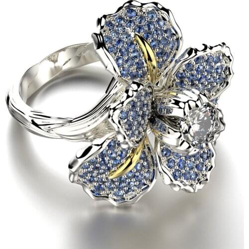 S925 Sterling Silver Diamond Ring for Women 2 Carats Diamond Jewelry Gemstone Anillos De Silver 925 Jewelry Wedding Ring Jewelry