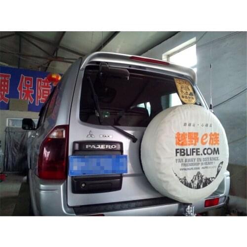 Pajero ABS Plastic Material Car Rear Wing Spoiler With Led Light for Mitsubishi Pajero V73 2007-2015