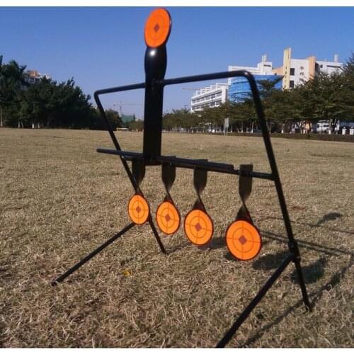 Tactical Skill/Outdoor&Indoor Airgun 5-Plate Reset Target /Also For Airsoft Paintball Shooting/Improving Hunting Shooting