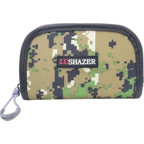 Outdoor Portable Fishing Bag Fishing Lure Container Bag For Spoon Lure Large Capacity Canvas Zipper Storage Case Fishing Tackle