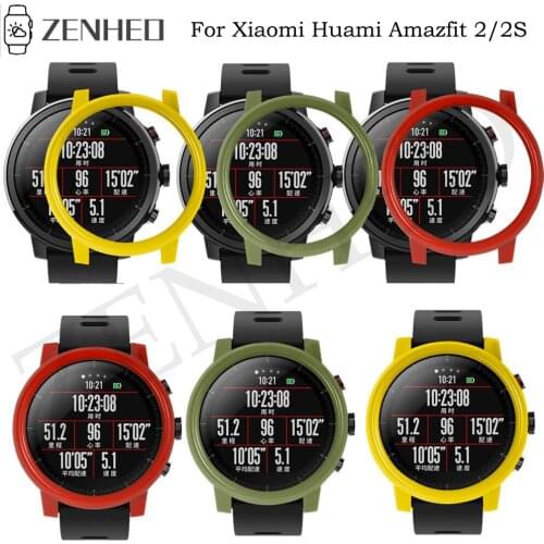 PC Protective Case Cover for Xiaomi Huami 2 2S Stratos Watch Protector Colorful Smart Watch Protect Shell