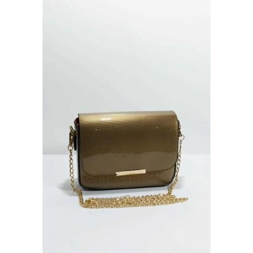 Womens Yellow, Bright Surface, Magnet Cover, Double Compartment, Shoulder-Cross Bag daily and Special, Quality, Sturdy