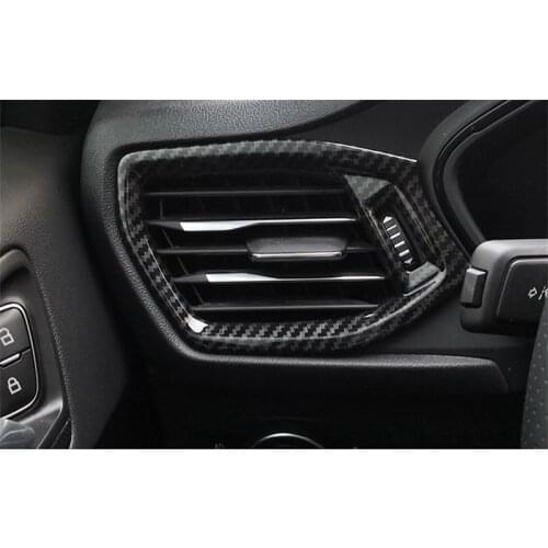 2019 MK4 Carbon Fiber Color Front Air Conditioning Panel Cover For Ford Focus Car Styling Accessories