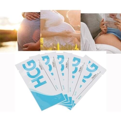 50 Pcs Early Pregnancy PH Test Strips Household Home Private Urine Measuring Women LH HCG EARLY Testing Kits Pregnancy Test Kit