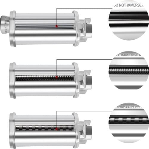 2021 Pasta Roller Attachment for Bosch Kitchen Mixer MUM2&5, Pasta Sheet Roller, Spaghetti & Fettuccine Cutter Maker Accessories