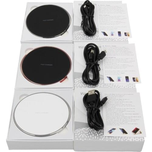 S68 Qi Charging Pad for iPhone XS Max XR 8 Plus Fast Wireless Charger For Samsung Galaxy S9/S9+ S8 S7 Note 9 S7 Edge 10pcs