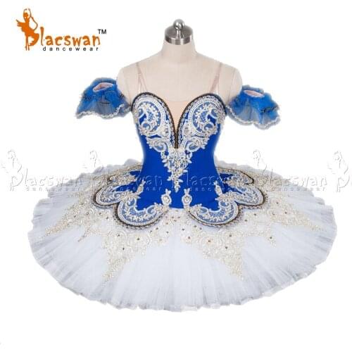 Classical Ballet Costume, blue professional tutu BT872, pancake tutu, ballet rehearsal tutu, YAGP competition tutu costumes