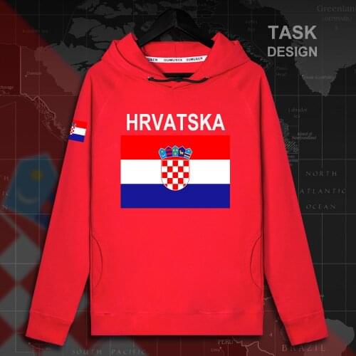 Croatia Hrvatska Croatian HRV Croats mens hoodie pullovers hoodies men sweatshirt streetwear clothing hip hop tracksuit nation