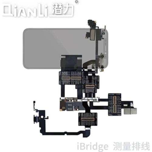 Qianli measurement cable iBridge X XS XSM set motherboard detection camera screen tail plug earpiece microphone