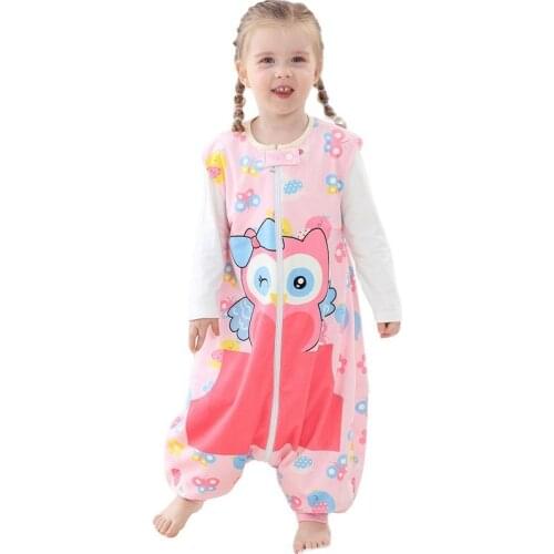 Toddler New Romper Babys Sleevesless Sleeping Bag Kids Cartoon Baby Girl Rompers Baby Boys Sleepsacks Clothes Children Romper