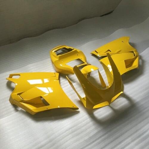 Injection mold Fairing KIT for DUCATI 748 916 996 998 96 97 98 99 00 01 02 1996 2002 ducati Yellow Fairings set+7gifts DG01