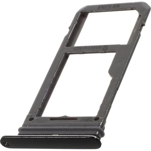 Micro Sd Sim card holder tray for Samsung Galaxy S8 / S8 Plus Dual black