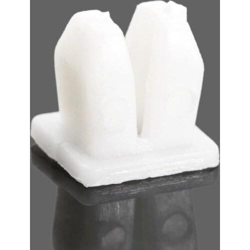 Mtsooning 50pcs 5mm Hole Fastener Automatic Car White Plastic Push Rivet Fender Clips Universal Bumper Door Side Skirt Retainer