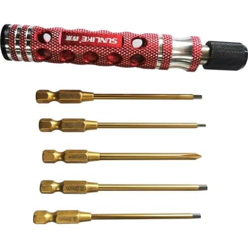 Hex Screwdriver Tool Kit for RC Helicopter Car Drone Aircraft Model 1.5 2 2.5 3 4mm Repair Tools