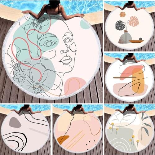 Geometric striped leaves Fringed beach towel Pareo beach Microfiber towel Large beach towel Bath towel Beach mat beach towel spa